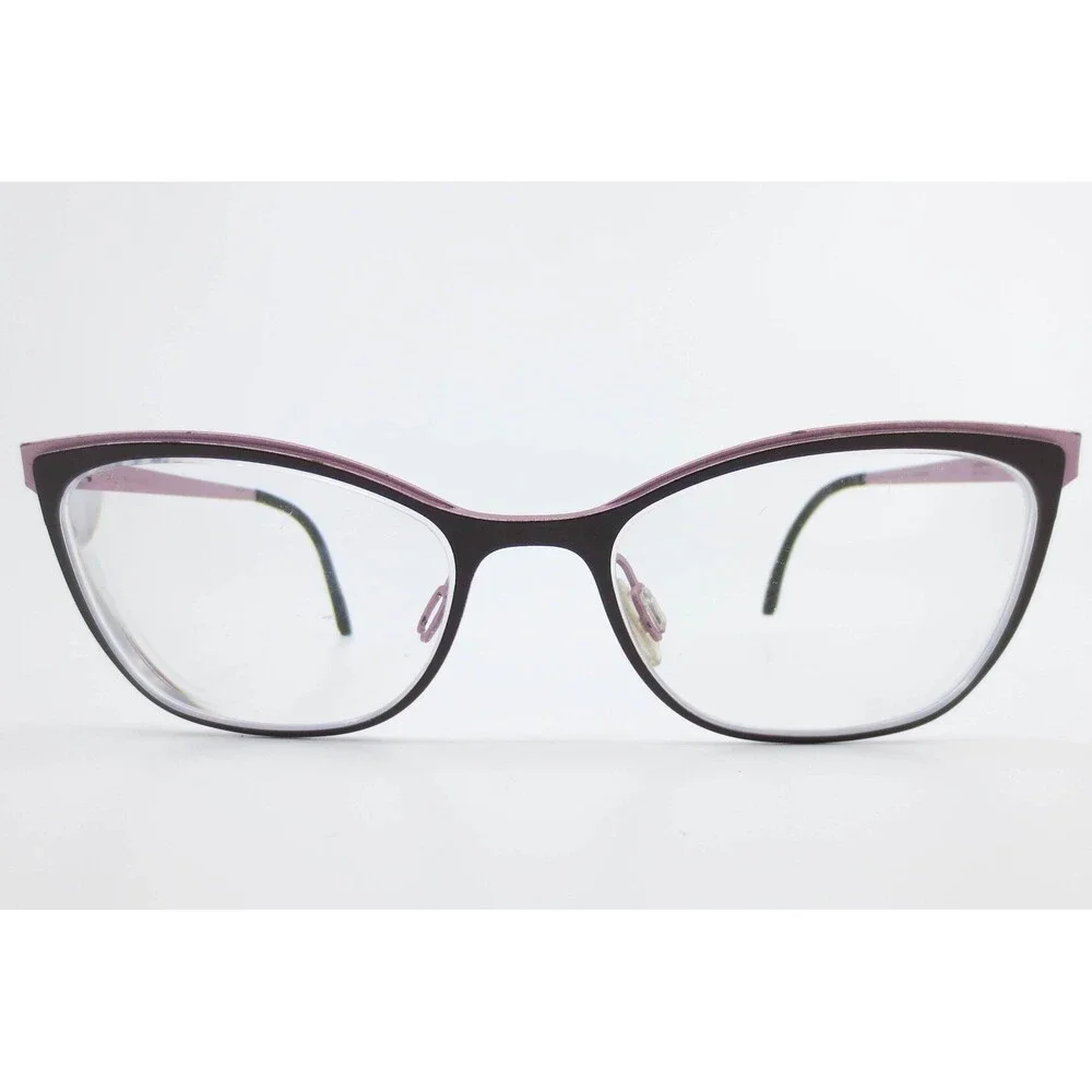 Blackfin Ushuaia BF759 Pink Purple Cat Eye Eyeglasses Frames 51-17-145 Italy